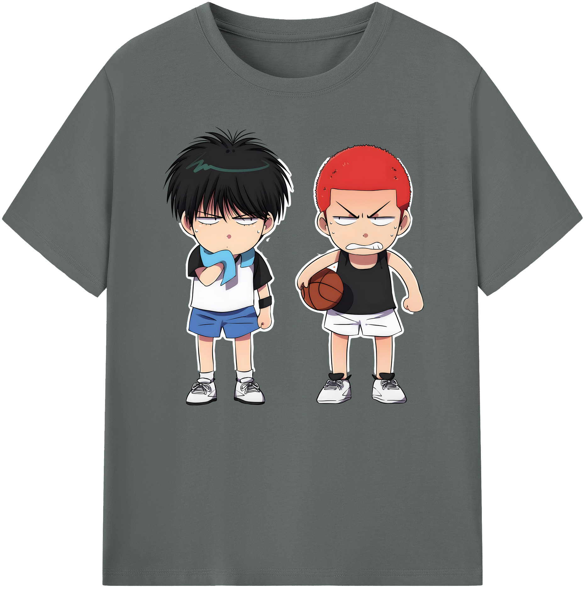 （画像用） SLAM DUNK／スラムダンク 綿100％ メンズ半袖Tシャツ｜肌触りやわらか＆通気性